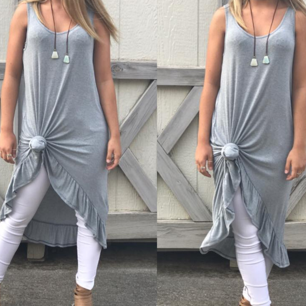 Easel High Low Sleeveless Dress